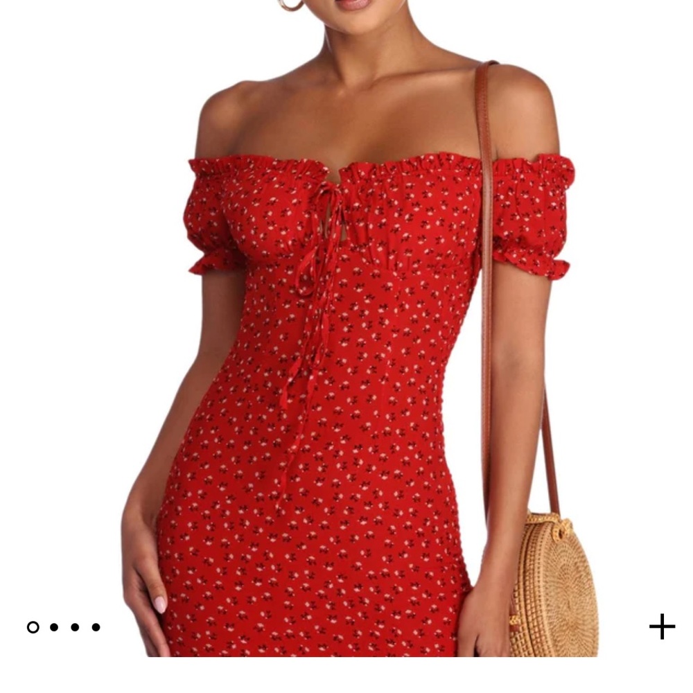 NWOT Cute Red Dress
